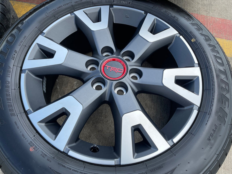 20" Toyota 4Runner TRD OEM 94198 wheels rims Tundra Sequoia 2025 2026 DUNLOP NEW Texas Truck Tire
