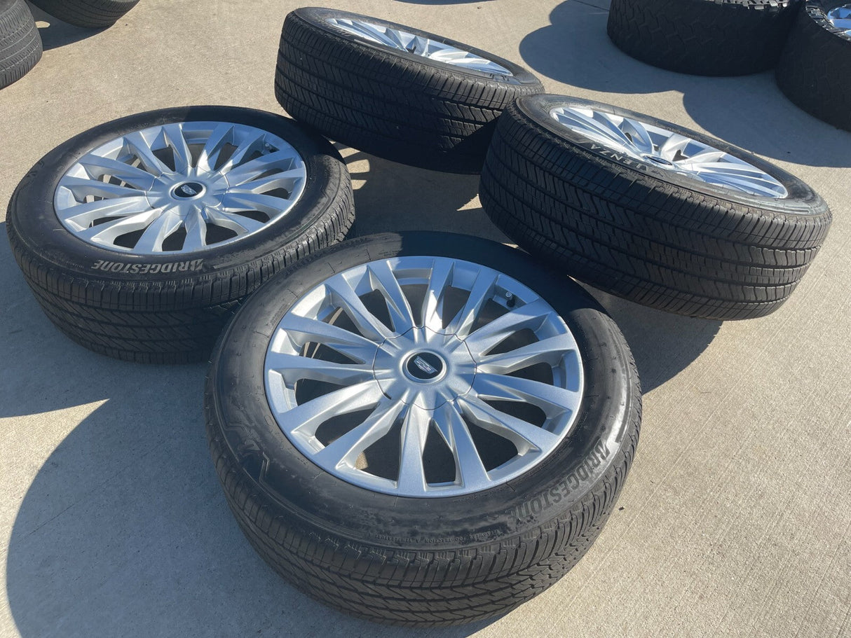 22" Cadillac Escalade Platinum OEM wheels rims 95026 tires Texas Truck Tire