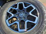18" Ford Bronco wheels rims black 10389 Ranger tires 2023 2024 2025 2026 A/T Texas Truck Tire