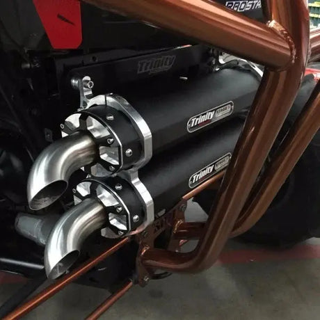 Trinity Racing - 2014-2023 RZR XP 1000 Full System - Black UTV Parts Guy
