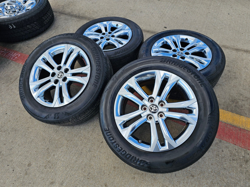 18" Toyota Sienna XSE OEM 69149 wheels rims Camry Avalon Lexus 2024 2025 2026 Texas Truck Tire