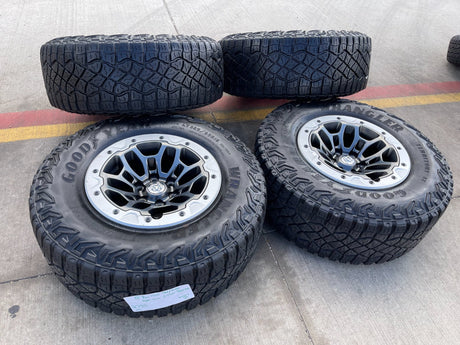 18" Dodge Ram 1500 TRX Beadlock OEM 2735 RHO wheels rims 2021 2022 2023 2024 Texas Truck Tire