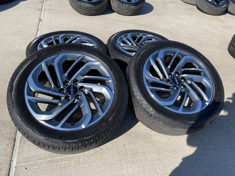 22" Lincoln Navigator OEM 94225 rims wheels BLACK LABEL 2025 2026 MICHELIN Texas Truck Tire