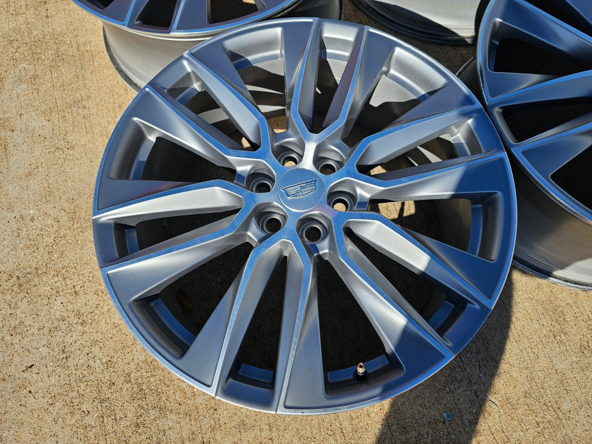 21" Cadillac XT6 XT5 SRX OEM 4851 wheels rims 2023 2024 2025 2026 Texas Truck Tire