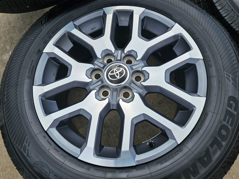 20" Toyota Tundra TSS TRD OEM wheels rims 75277 95359 Sequoia 2024 2025 2026 Texas Truck Tire
