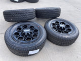 20" Ford F-250 F-350 OEM black Lariat 10299 10484 wheels rims 2024 2025 2026 NEW Texas Truck Tire