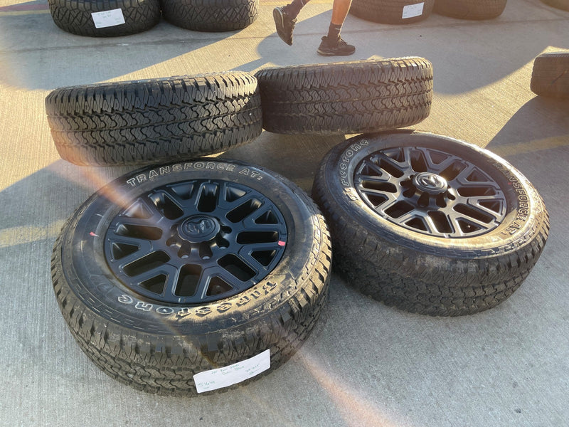 20" Dodge Ram 2500 3500 LARAMIE OEM 51649 wheels rims A/T2 2025 2026 Texas Truck Tire