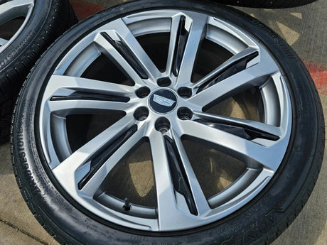 (1) 24" Cadillac Escalade V Platinum OEM wheel rim tire spare 2024 2025 2026 NEW Texas Truck Tire