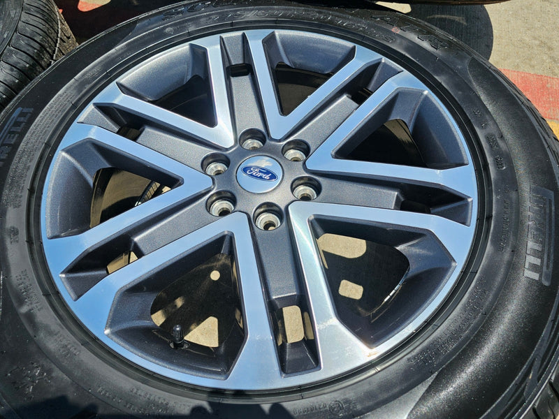 20" Ford F-150 OEM rims wheels 10345 95025 Expedition 2022 2023 2024 2025 Texas Truck Tire