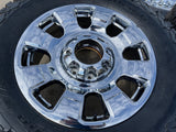 20" Ford F-250 F-350 OEM Lariat 10295 25085 10552 wheels rims NEW BFG KO2 A/T Texas Truck Tire