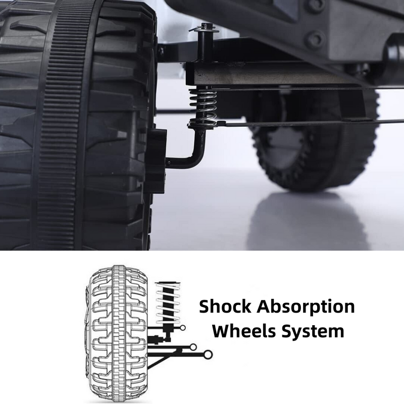 Blue Kids Electric Ride-On Car with Remote Control and MP3 Player