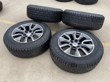 20" Chevy Silverado 1500 Tahoe Suburban OEM 5915 5916 wheels rims 2023 2024 2025 Texas Truck Tire