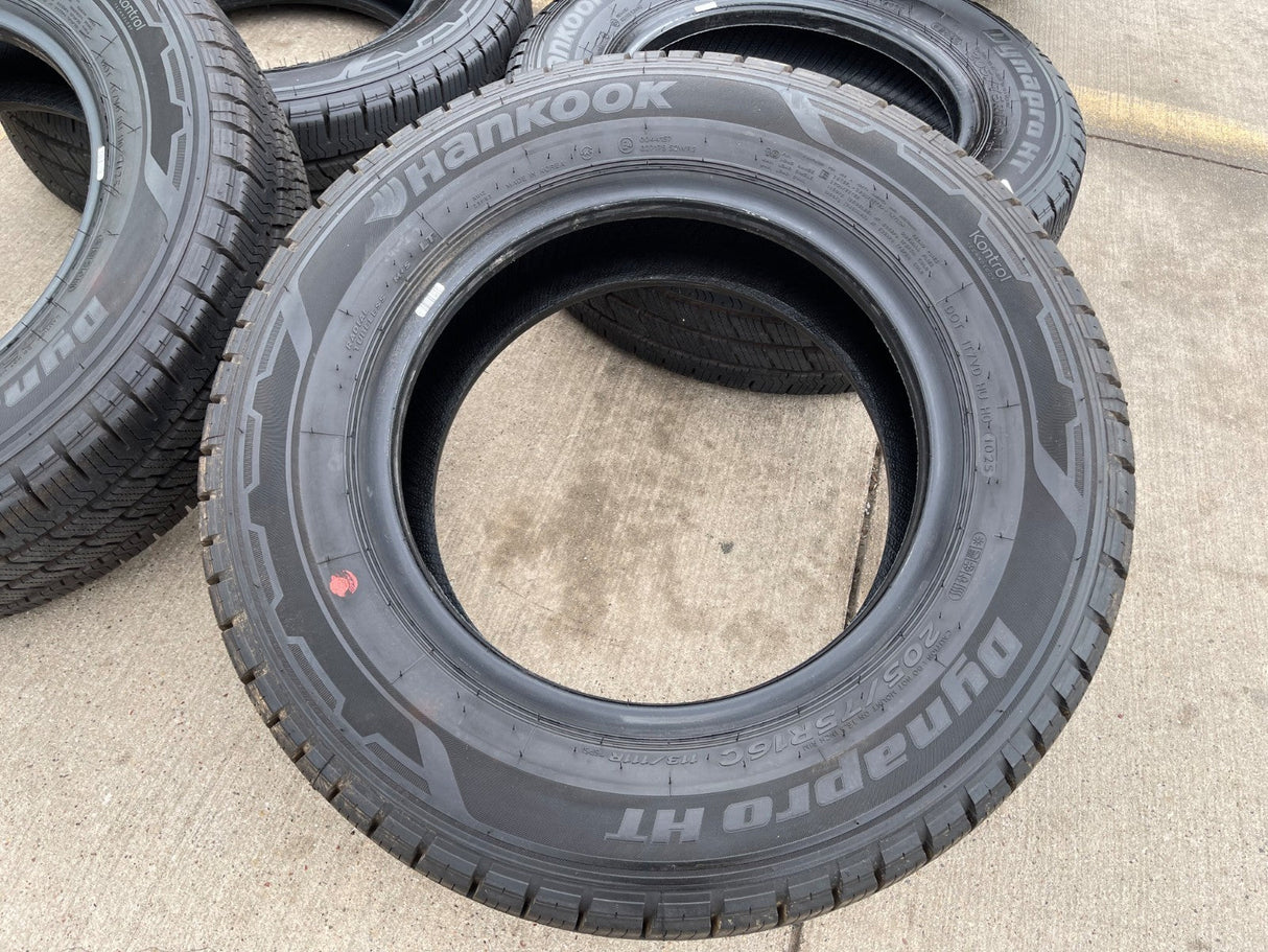 (6) 205/75/16 Hankook Dynapro H/T tires LT 10 ply load range E NEW TAKE OFFS! Texas Truck Tire