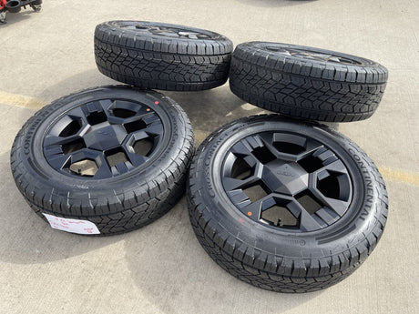 18" Kia Telluride X-PRO OEM wheels rims Sorento Sedona CONTINENTAL 2026 2027 NEW Texas Truck Tire