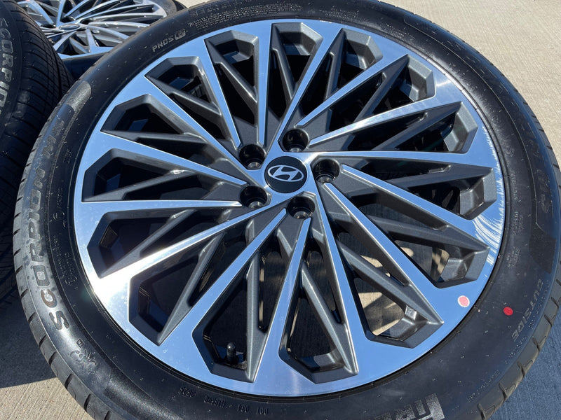 21" Hyundai Palisade Calligraphy OEM 94345 wheels rims 2025 2026 2027 PIRELLI Texas Truck Tire