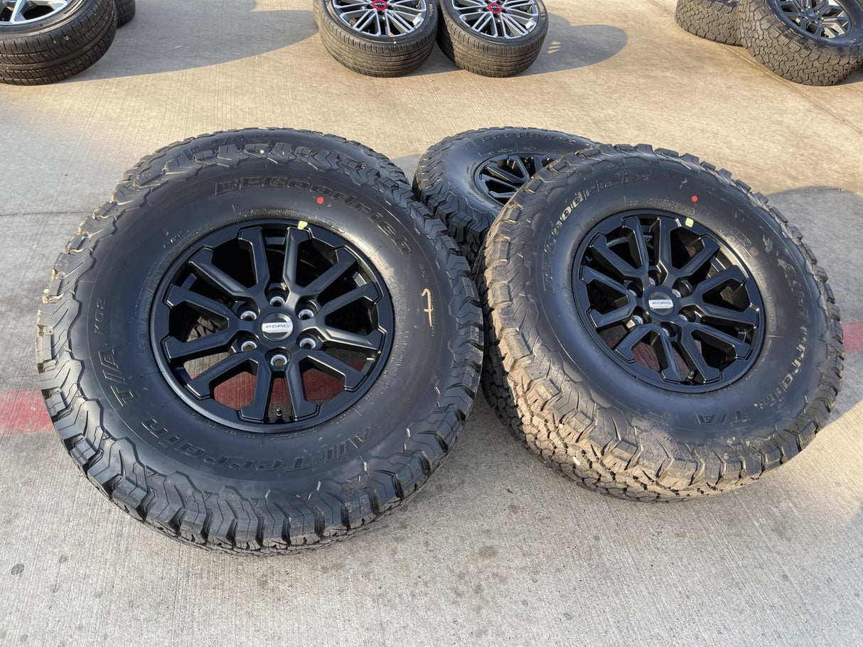 17" Ford F-150 Raptor OEM 10611 rims wheels Bronco 2024 2025 2026 NEW BFG 35" Texas Truck Tire
