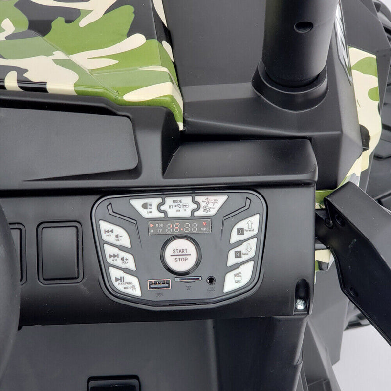 Electric Ride-On Car for Kids - 2 Seater UTV Style - 400W 24V Motor - Remote Control