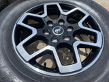 18" Ford Bronco wheels rims black 10389 Ranger tires 2022 2023 2024 2025 Texas Truck Tire