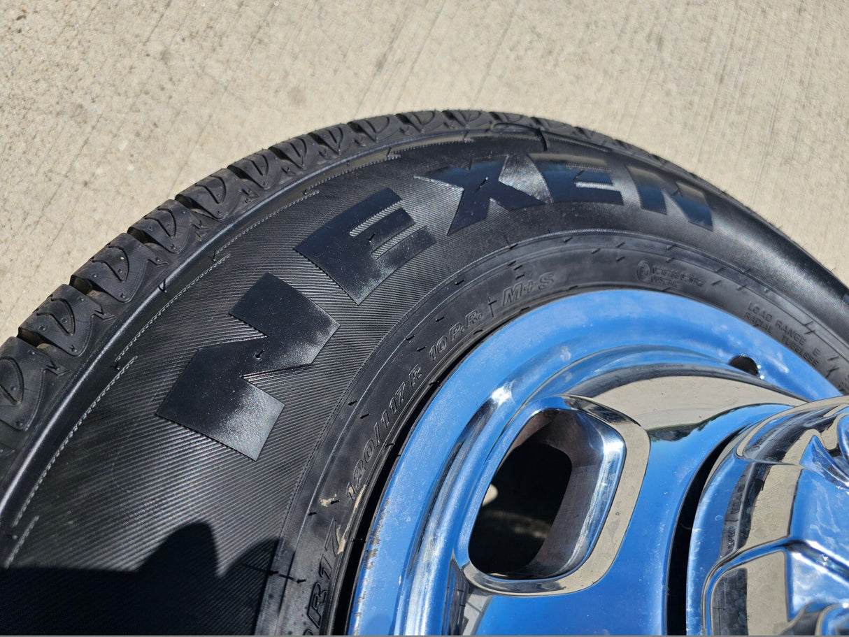 17" Dodge Ram 3500 Dually Laramie 8x200 wheels rims 2703 2704 OEM 2024 2025 NEW Texas Truck Tire