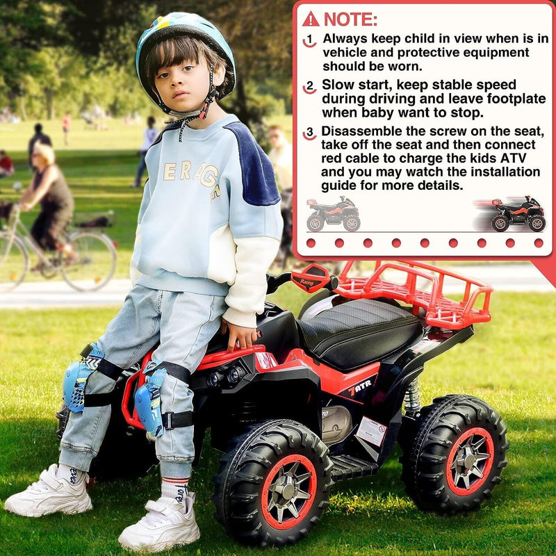 Electric Kids ATV Four Wheeler Cutrimoto for Children 3 to 7 Years Old - Perfect Gifts for Boys and Girls