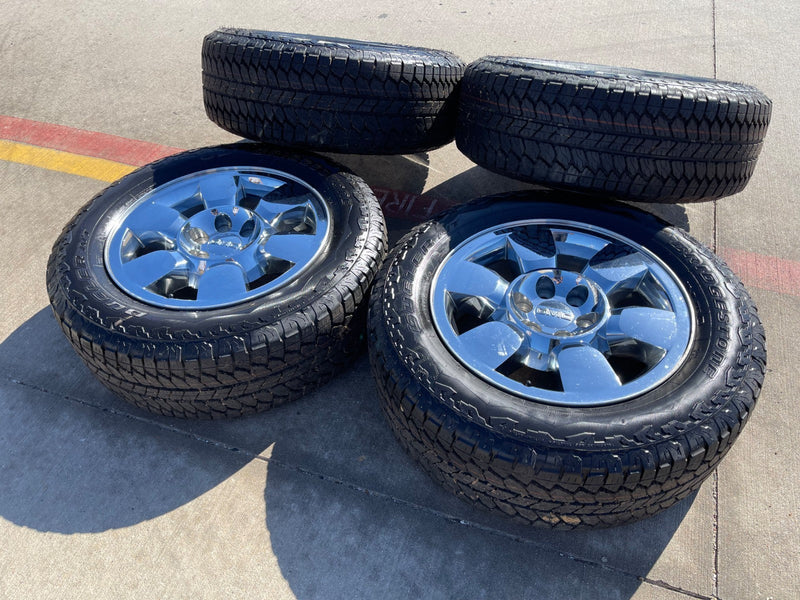 20" GMC Sierra Yukon DENALI OEM wheels rims 5419 BRIDGESTONE DUELER A/T NEW Texas Truck Tire
