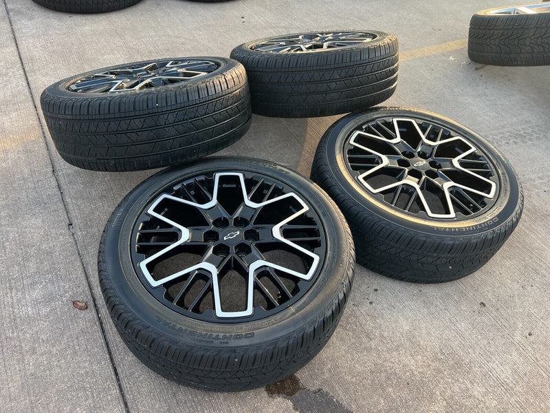 21" Chevy Blazer RS 2022 2023 GMC Acadia OEM 95471 Wheels ONLY rims Traverse NEW Texas Truck Tire