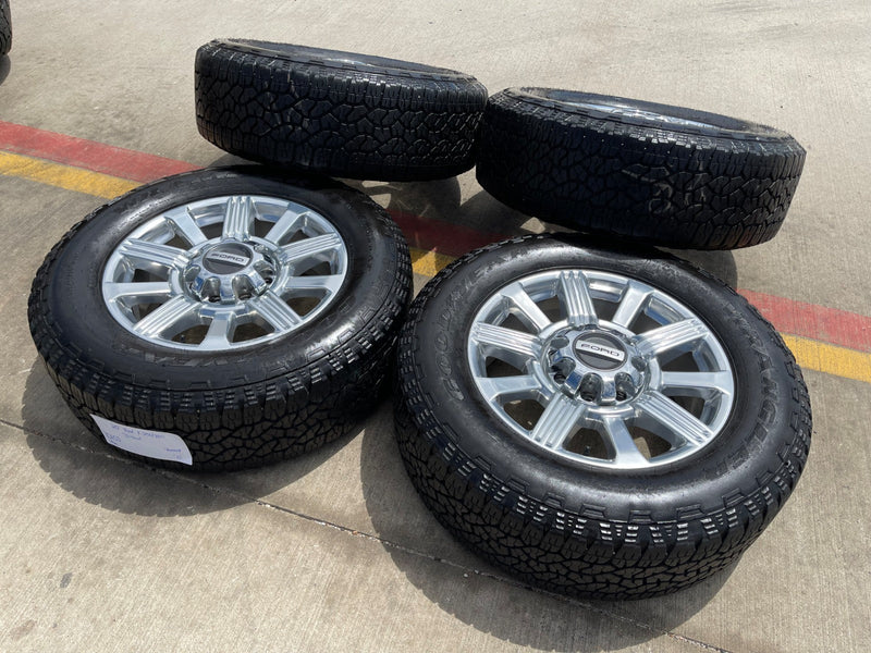 20" Ford F-250 F-350 Platinum OEM 10153 rims wheels 2020 2022 2024 2025 2026 Texas Truck Tire