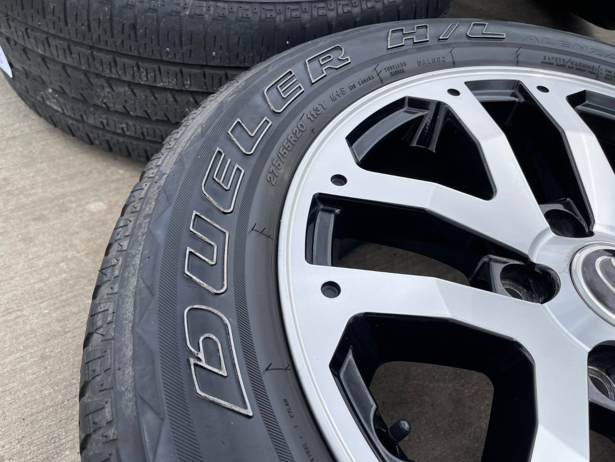 20" Toyota Tundra TSS TRD T Force OEM wheels rims 5x150 tires Texas Truck Tire