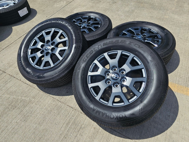 17" Toyota 4Runner Tacoma TRD OEM 94254 10637 wheels rims 2024 2025 2026 NEW Texas Truck Tire