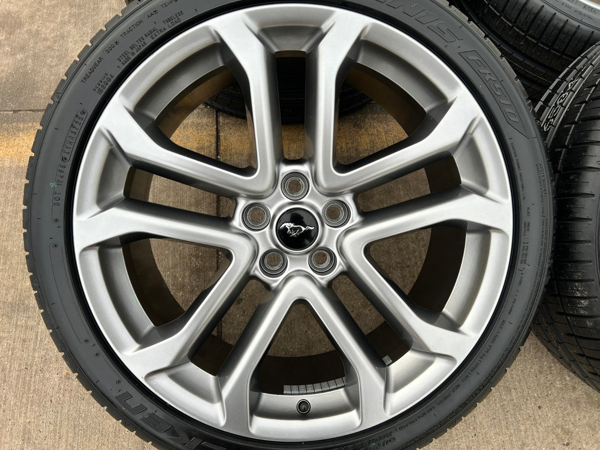 20" Ford Mustang GT OEM 10167 wheels rims 2021 2022 2023 2024 2025 FALKEN NEW Texas Truck Tire
