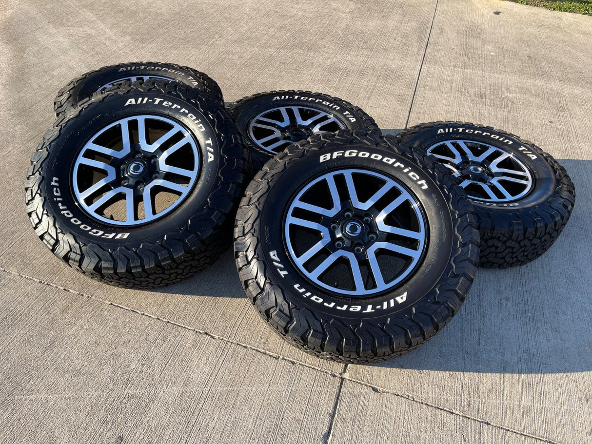 17" INEOS Grenadier OEM black wheels rims 8775 tires 2023 2024 2025 2026 NEW BFG Texas Truck Tire