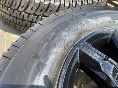 20" GMC Sierra AT4X 2500 3500 OEM 14137 5963 wheels rims Silverado NEW MICHELIN Texas Truck Tire