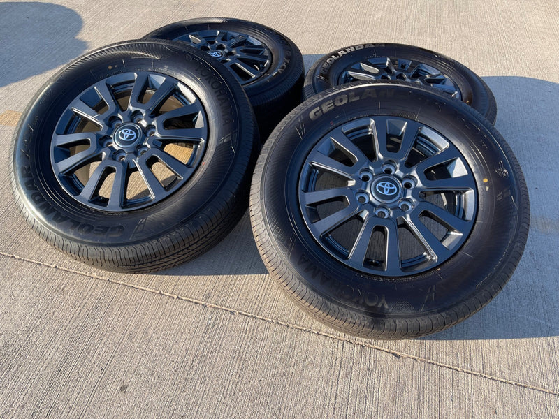 18" Land Cruiser Tundra Sequoia 4Runner GX550 OEM 95953 wheels rims 2026 NEW Texas Truck Tire