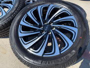 22" Lincoln Navigator OEM 10666 rims wheels BLACK LABEL 2025 2026 NEW Texas Truck Tire