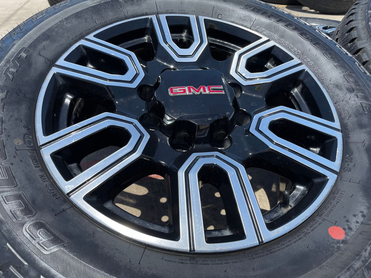 20" GMC Sierra AT4 2500 3500 OEM wheels rims 5950 Silverado 2023 2024 2025 2026 Texas Truck Tire
