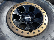 17" Ford F-150 Raptor OEM BEADLOCK rims wheels BRONZE 10459 95210 BFG 37" NEW Texas Truck Tire
