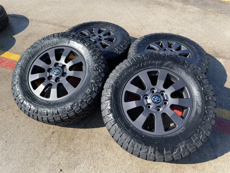 18" Toyota Land Cruiser OEM wheels rims 95952 75304 Tundra Sequoia NEW NITRO Texas Truck Tire