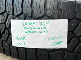 20" GMC Sierra AT4X 2500 3500 OEM wheels rims 5958 14138 Chevy Silverado FALKEN Texas Truck Tire