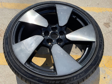 21" Lucid Air OEM Grand Touring wheel rim 5x120 spare 2023 2024 2025 spare FRONT Texas Truck Tire