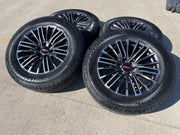 20" GMC Sierra Yukon Chevy Silverado OEM wheels rims 2024 2025 2026 CONTINENTAL Texas Truck Tire