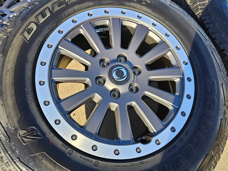 (5) 18" INEOS Grenadier OEM wheels rims tires beadlock 2023 2024 2025 2026 NEW Texas Truck Tire