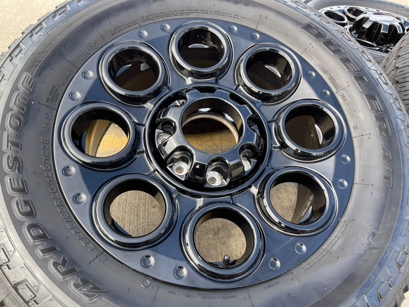 20" Ford F-250 F-350 OEM black Lariat wheels rims 10299 10484 NEW Texas Truck Tire