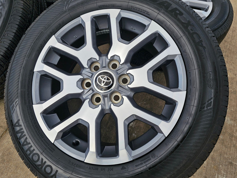 20" Toyota Tundra TSS TRD OEM wheels rims 75277 95359 Sequoia 2024 2025 2026 Texas Truck Tire