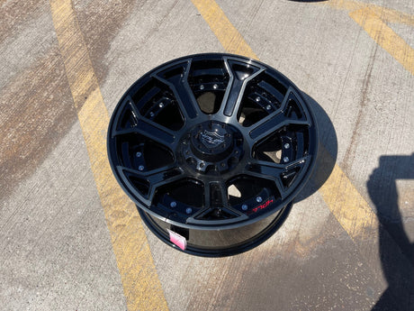 20x10 4Play 4P70 rim wheel -24 Chevy Ford Ram F-150 Silverado 6x139 6x135 Texas Truck Tire