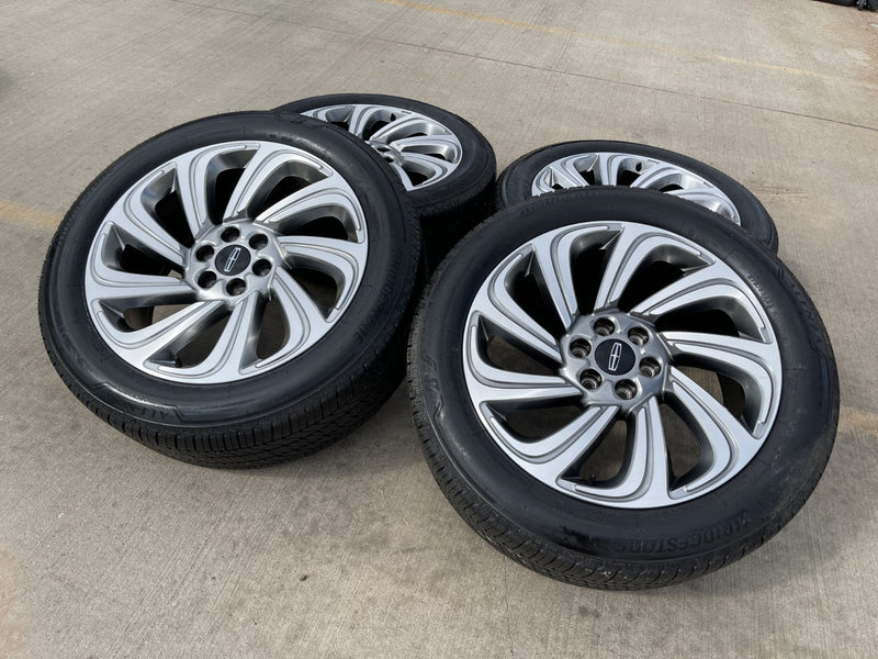 22" Lincoln Navigator BLACK LABEL OEM 10497 rims wheels BRIDGESTONE GREAT DEAL Texas Truck Tire