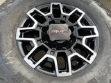 18" GMC Sierra AT4X Chevy Trail Boss 2500 OEM 14136 wheels rims GOODYEAR 35" Texas Truck Tire