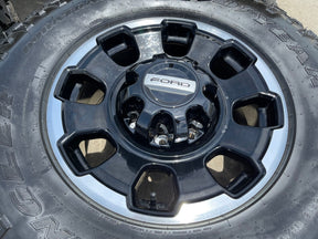18" Ford F-250 F-350 OEM TREMOR rims wheels 10482 2023 2024 2025 2026 NEW Texas Truck Tire