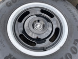 17" Ford Bronco HERITAGE Edition wheels rims white GOODYEAR 35" DISCOUNTED Texas Truck Tire