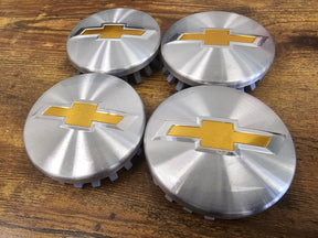 (4) 3.25" Chevy Silverado 1500 Tahoe Suburban OEM center caps C5652 83MM Texas Truck Tire