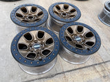 17" Ford F-150 Raptor OEM BEADLOCK rims wheels 10459 95210 BRONZE 2025 2026 NEW Texas Truck Tire